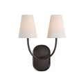 Megara wall sconce by Renwil, forged iron, antique bronze finish