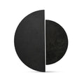Meridian wall decor by Moe's Home Collection, iron, matte black geometric relief