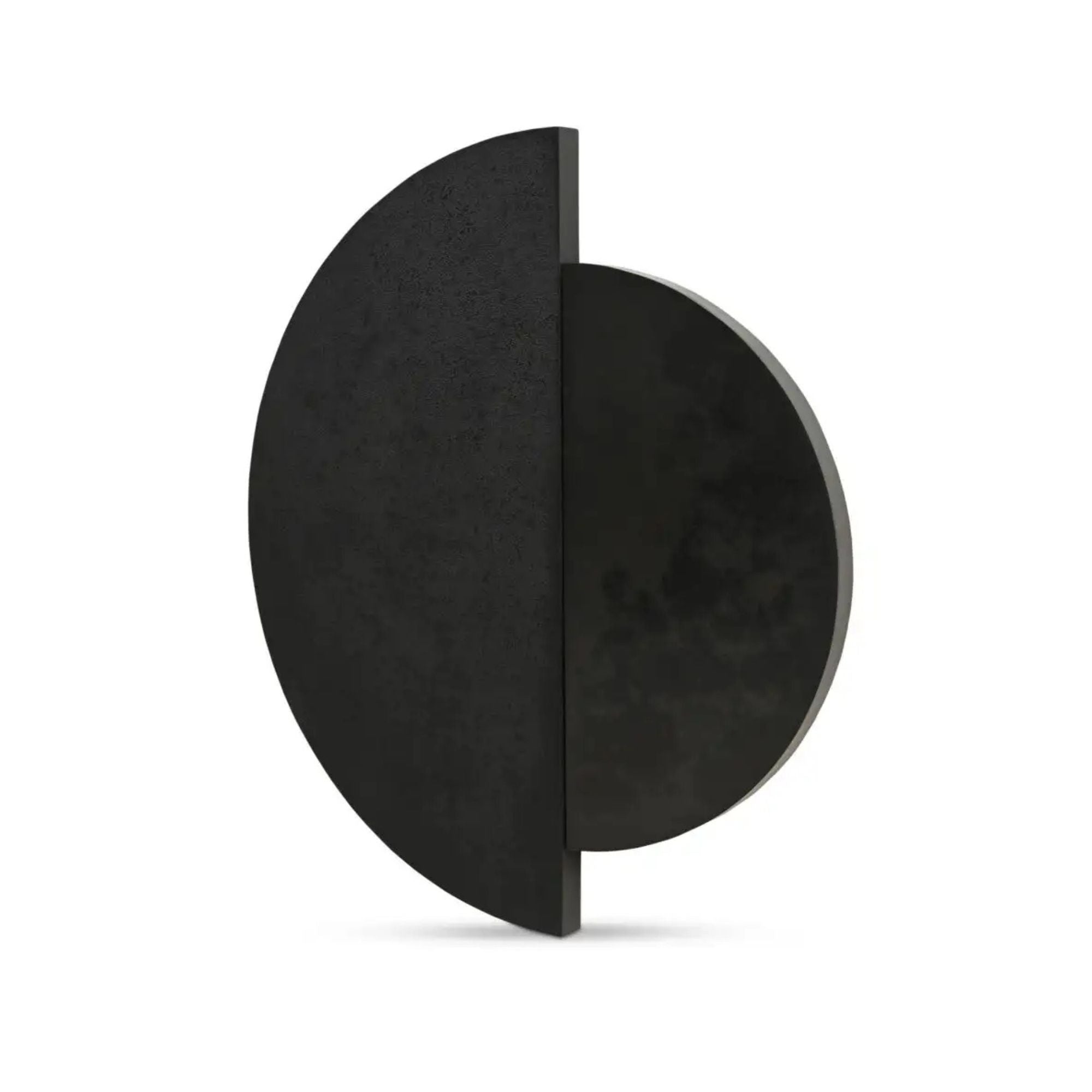 Meridian wall decor by Moe's Home Collection, iron, matte black geometric relief