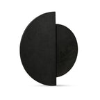 Meridian wall decor by Moe's Home Collection, iron, matte black geometric relief