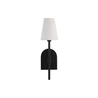 Mililani wall sconce by Renwil, iron, matte black finish