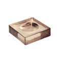 Miro catchall by Moe's Home Collection, cast glass, tinted square form