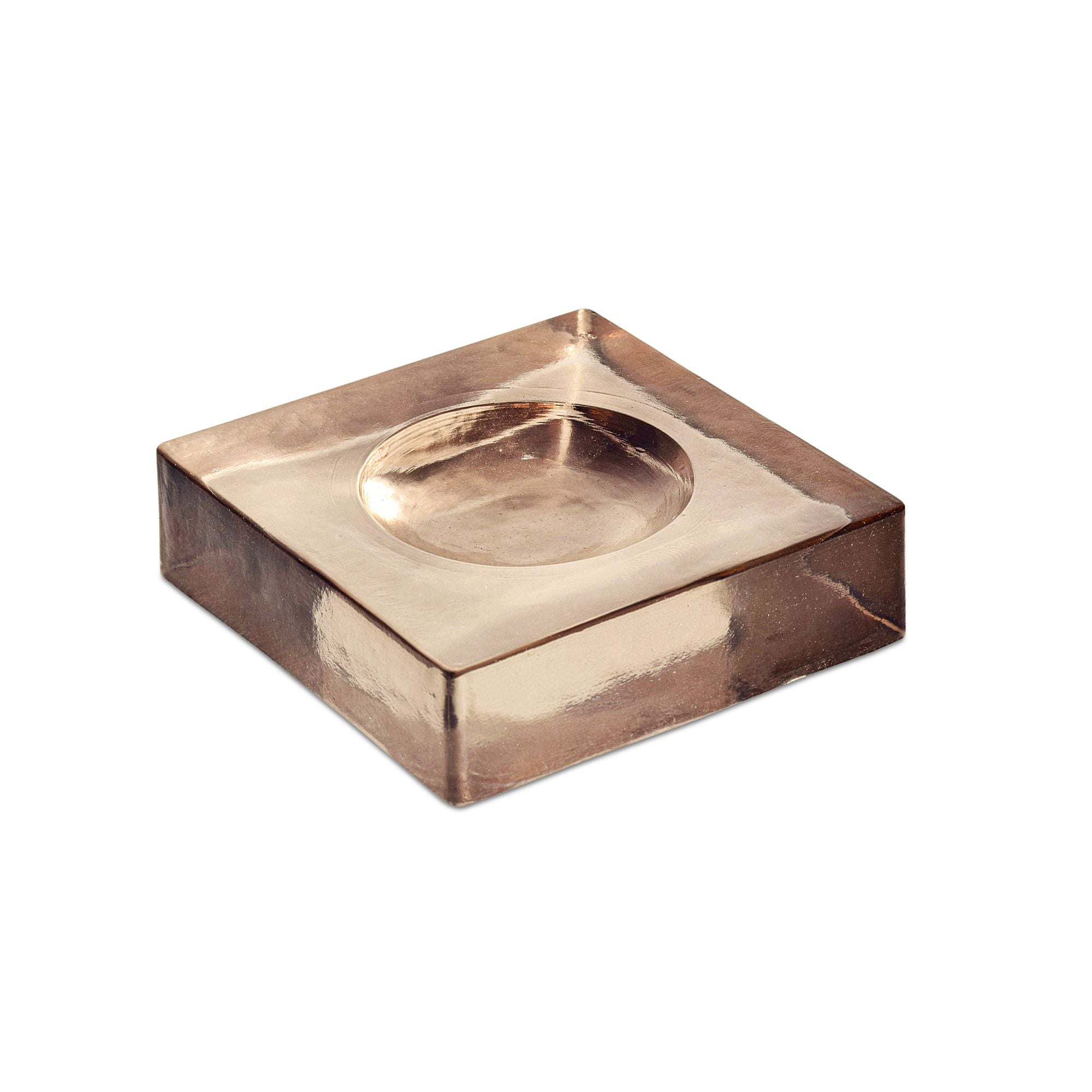 Miro catchall by Moe's Home Collection, cast glass, tinted square form