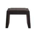 Moita stool by Renwil, chenille, matte black frame