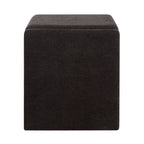 Moita stool by Renwil, chenille, matte black frame