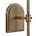 Montreux wall sconce by Renwil, iron, antique brass finish