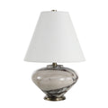 Monumento table lamp by Renwil, Bolgi marble, grey