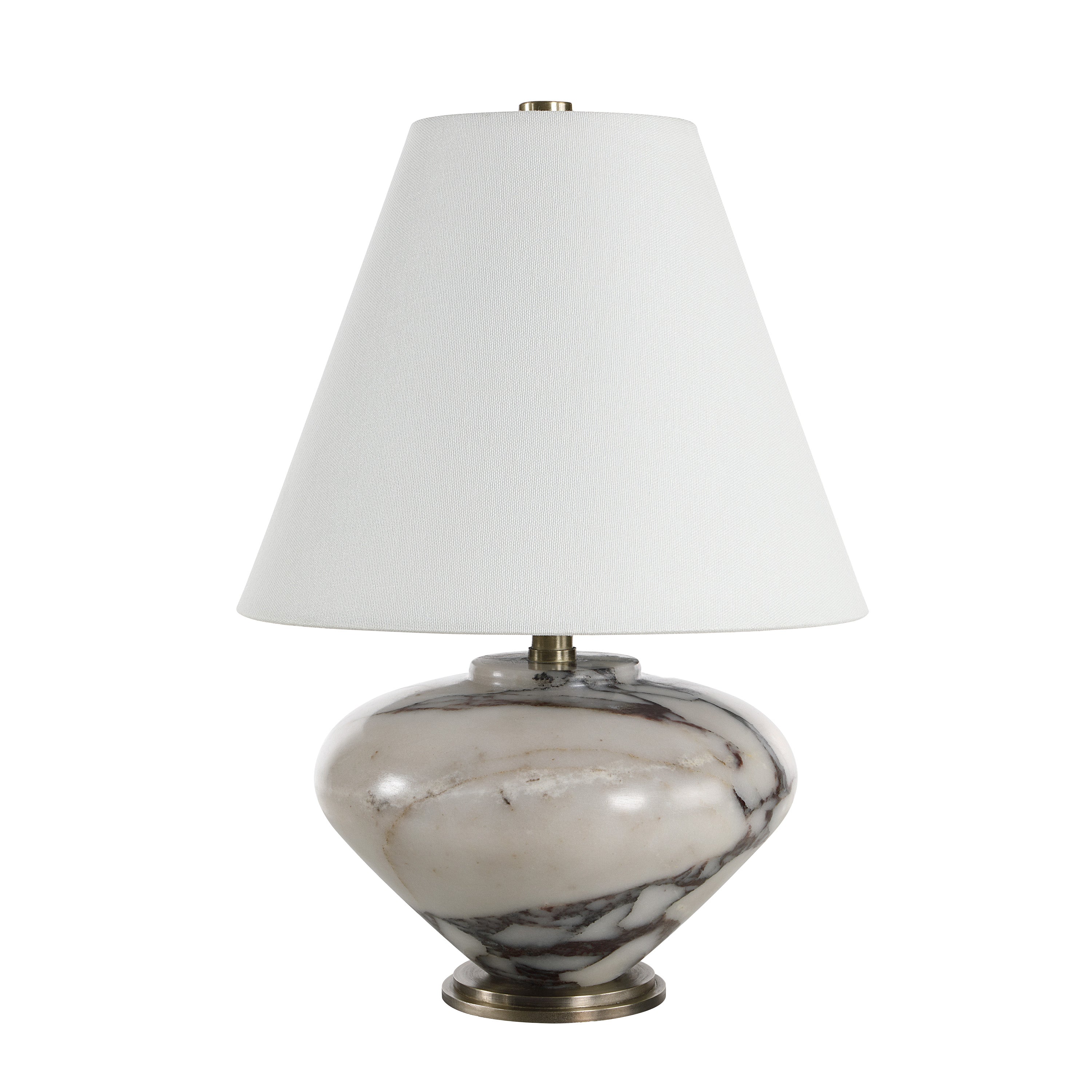 Monumento table lamp by Renwil, Bolgi marble, grey