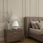 Monumento table lamp by Renwil, Bolgi marble, grey