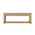Morey console table by Moe's Home Collection, natural wood, trestle base