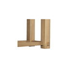 Morey console table by Moe's Home Collection, natural wood, trestle base