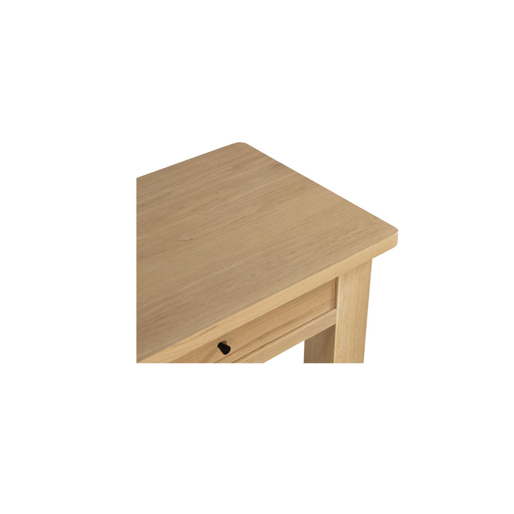 Morey console table by Moe's Home Collection, natural wood, trestle base