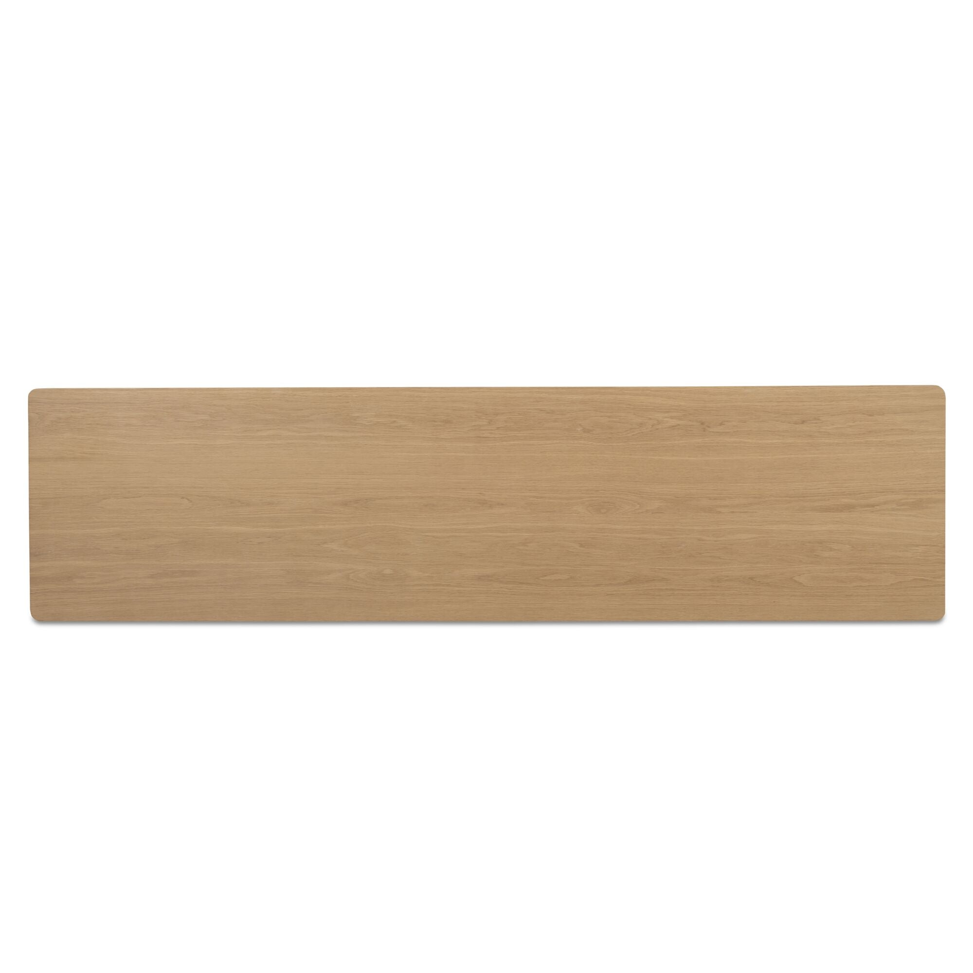 Morey console table by Moe's Home Collection, natural wood, trestle base