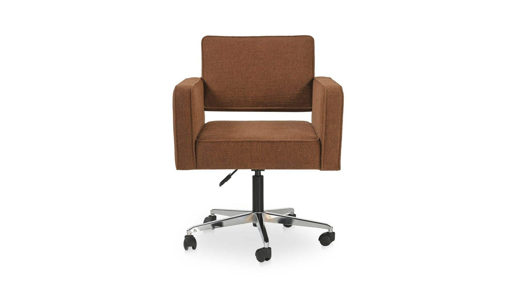 Upholstered Harris Office Chair Burgundy