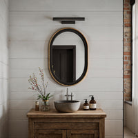 Nea wall sconce by Renwil, iron, dark bronze finish