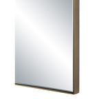Neem wall mirror by Renwil, iron, dark antique brushed brass finish