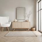 Neem wall mirror by Renwil, iron, dark antique brushed brass finish