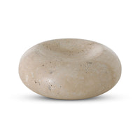 Neso catchall by Moe's Home Collection, honed travertine, natural stone
