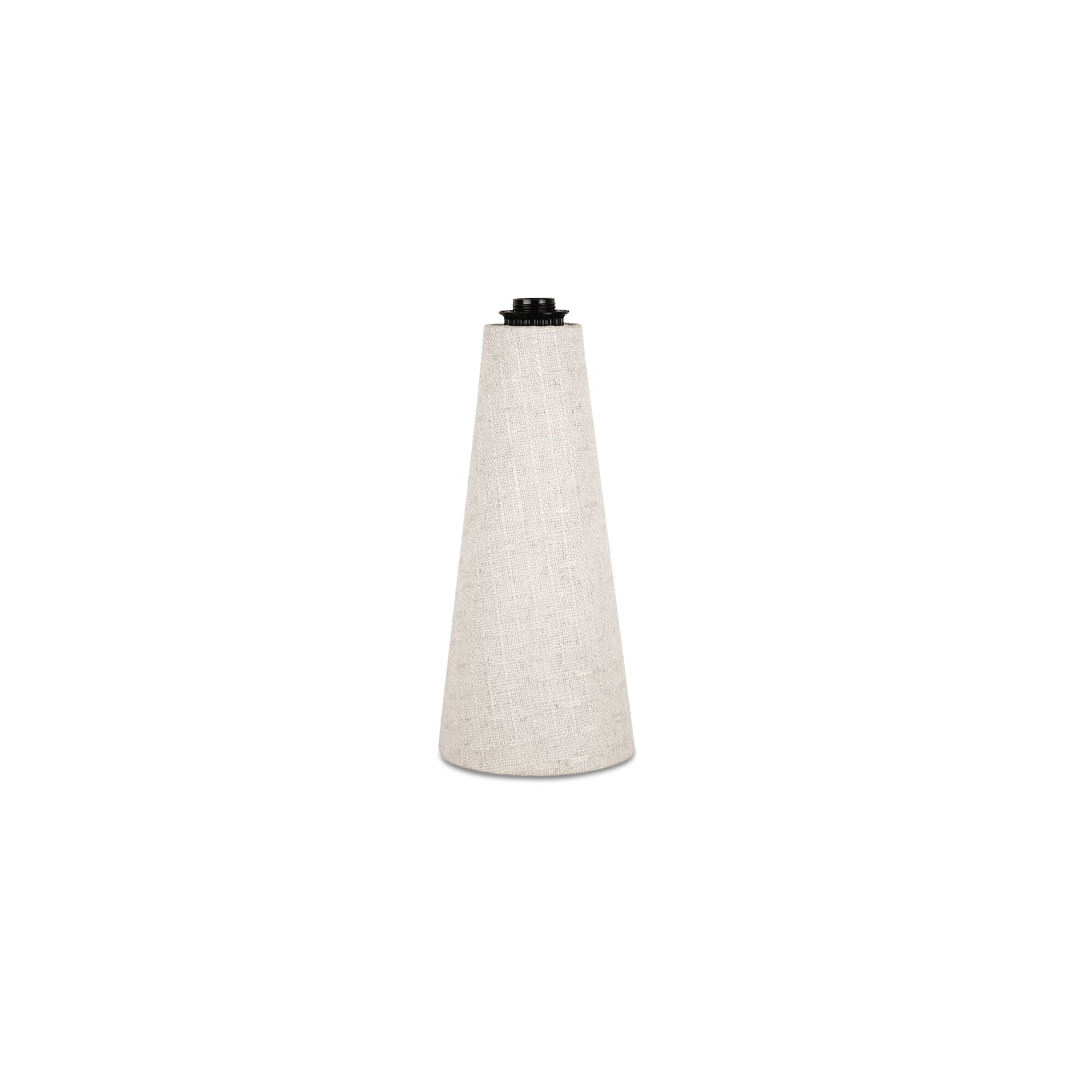 Nori table lamp by Moe's Home Collection, flecked white ceramic, organic asymmetric form