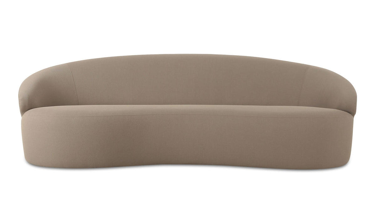 Upholstered Outdoor Cove Sofa Taupe