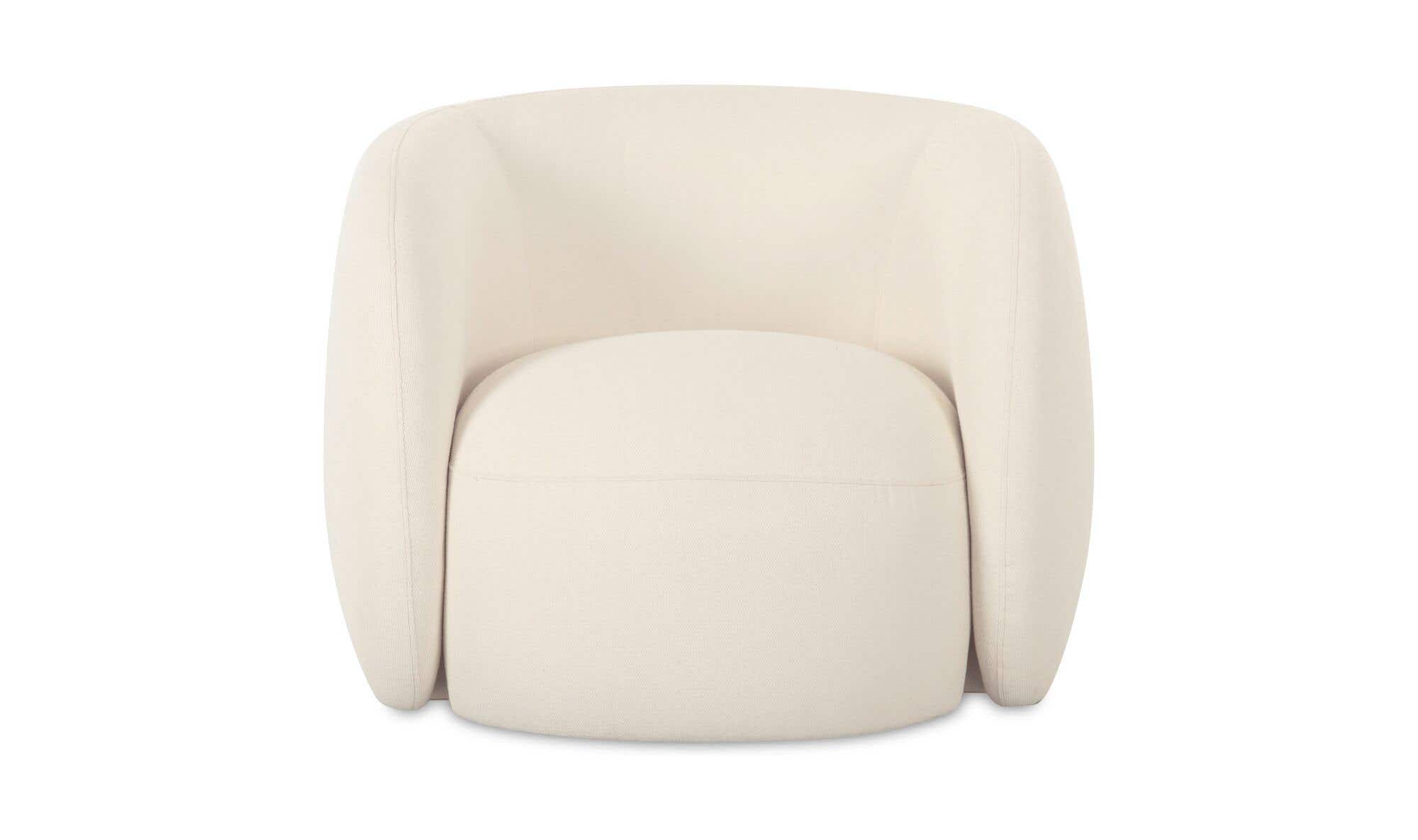 Upholstered Outdoor Rae Accent Chair Cream