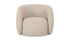 Upholstered Outdoor Rae Accent Chair Beige Check