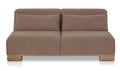 June Sofa Dark Brown front