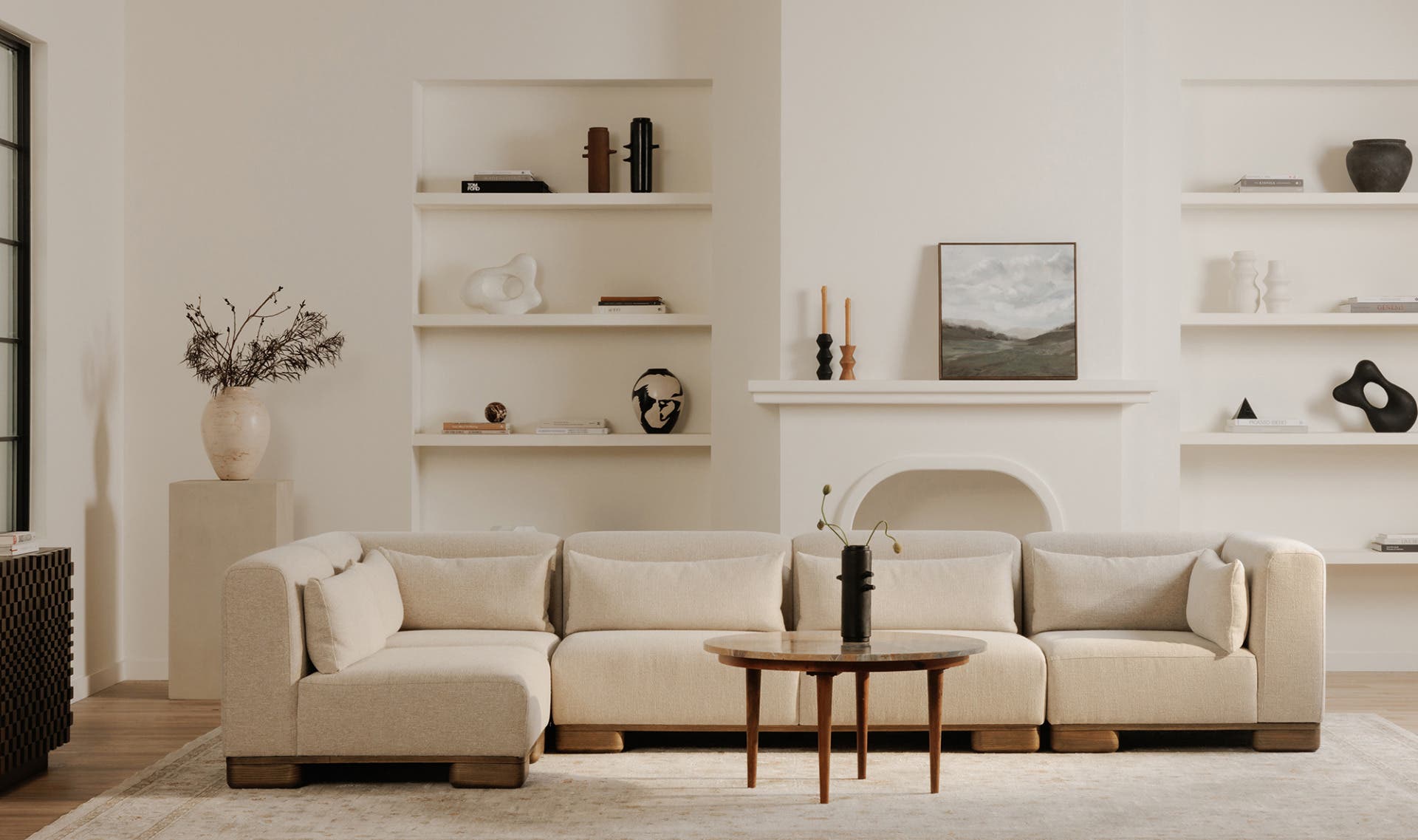 June Sofa Oatmeal view 11