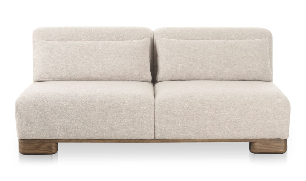 June Sofa Oatmeal front