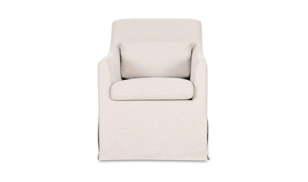 Lydia Slipcover Dining Chair Beige