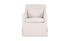 Lydia Slipcover Dining Chair Beige