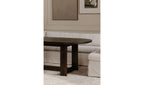 Fable Slipcover Dining Bench Beige view 3