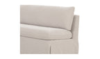 Fable Slipcover Dining Bench Beige view 8