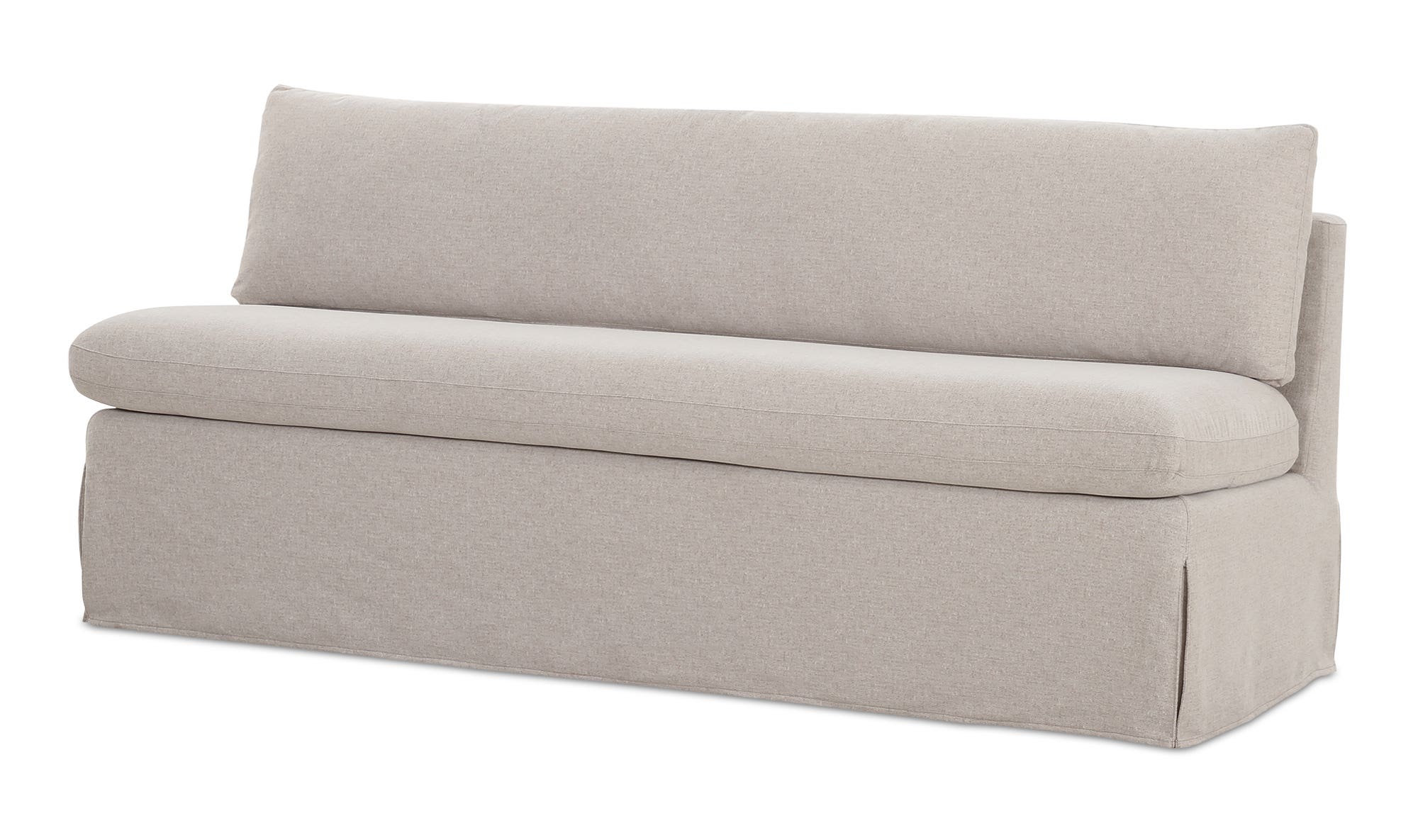 Fable Slipcover Dining Bench Beige view 5
