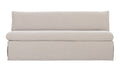 Fable Slipcover Dining Bench Beige front