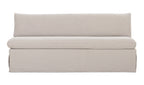 Fable Slipcover Dining Bench Beige front