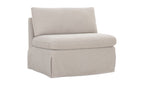 Fable Slipcover Chair and a Half Beige view 5