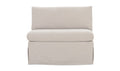 Fable Slipcover Chair and a Half Beige front