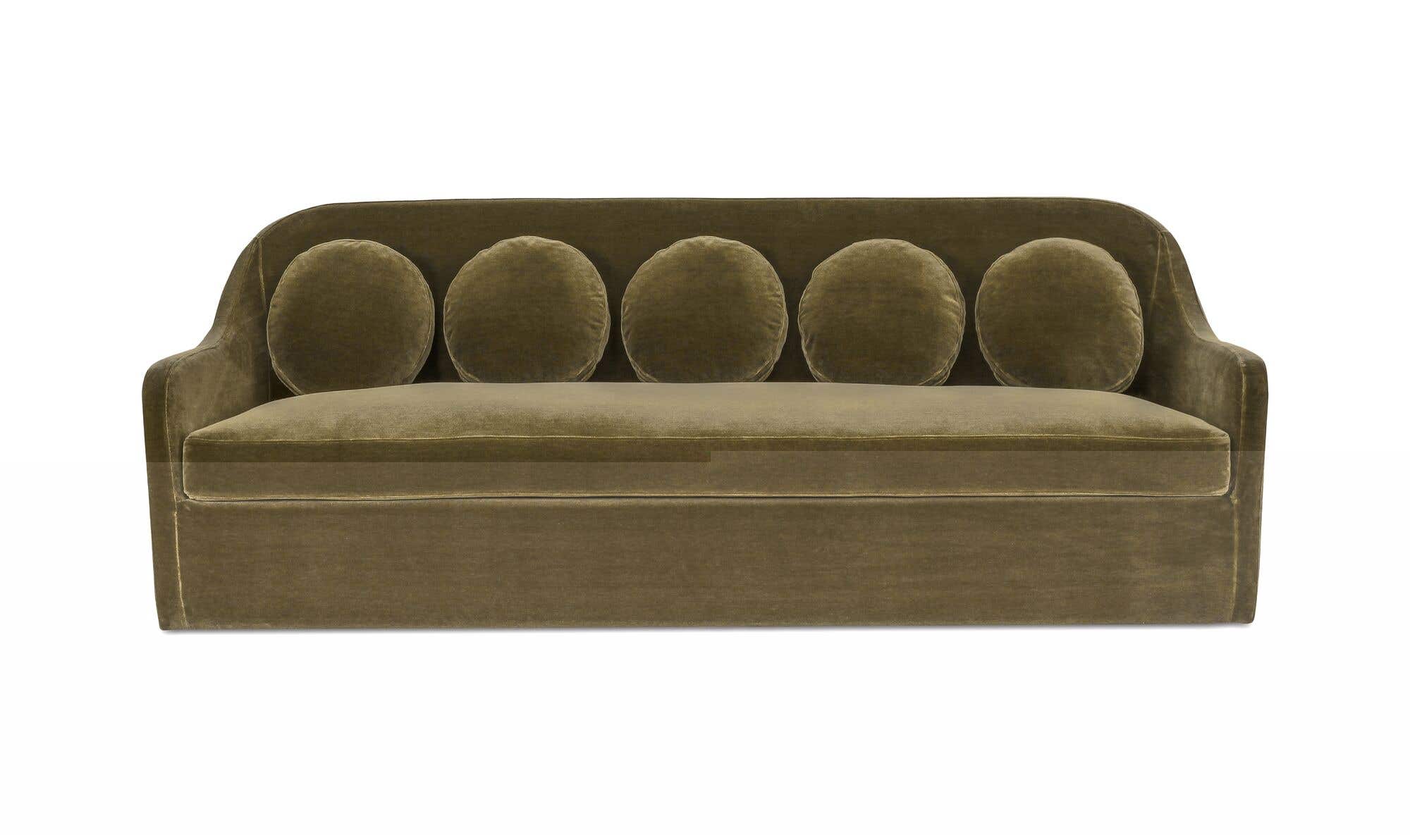 Rialto Sofa Dark Green front