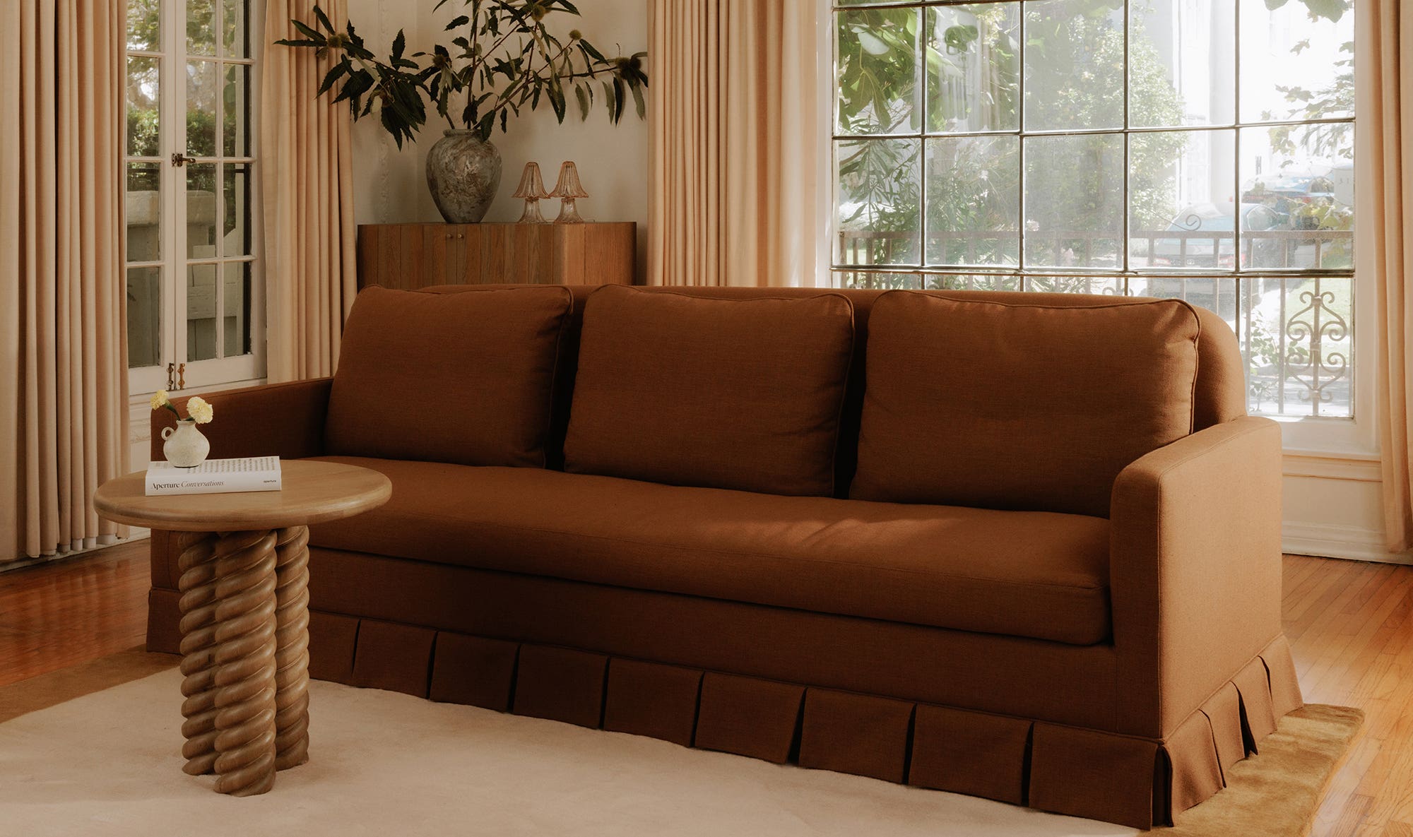 Pellicano Sofa Terracotta view 13