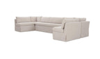 Fable Slipcover Dining Banquette U-Shape 168 in. view 72