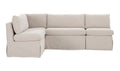 Fable Slipcover Dining Banquette L-Shape 96 in. front