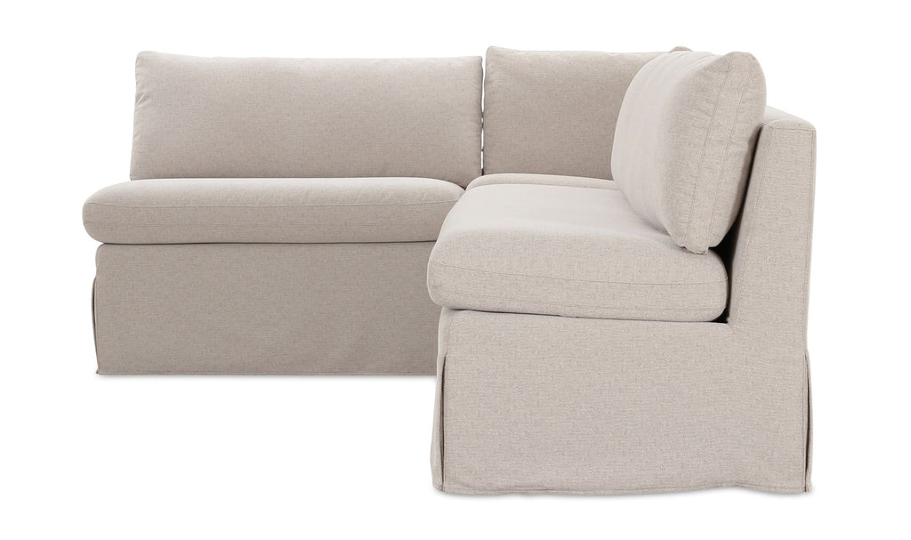 Fable Slipcover Dining Banquette L-Shape 100.5 in. view 16