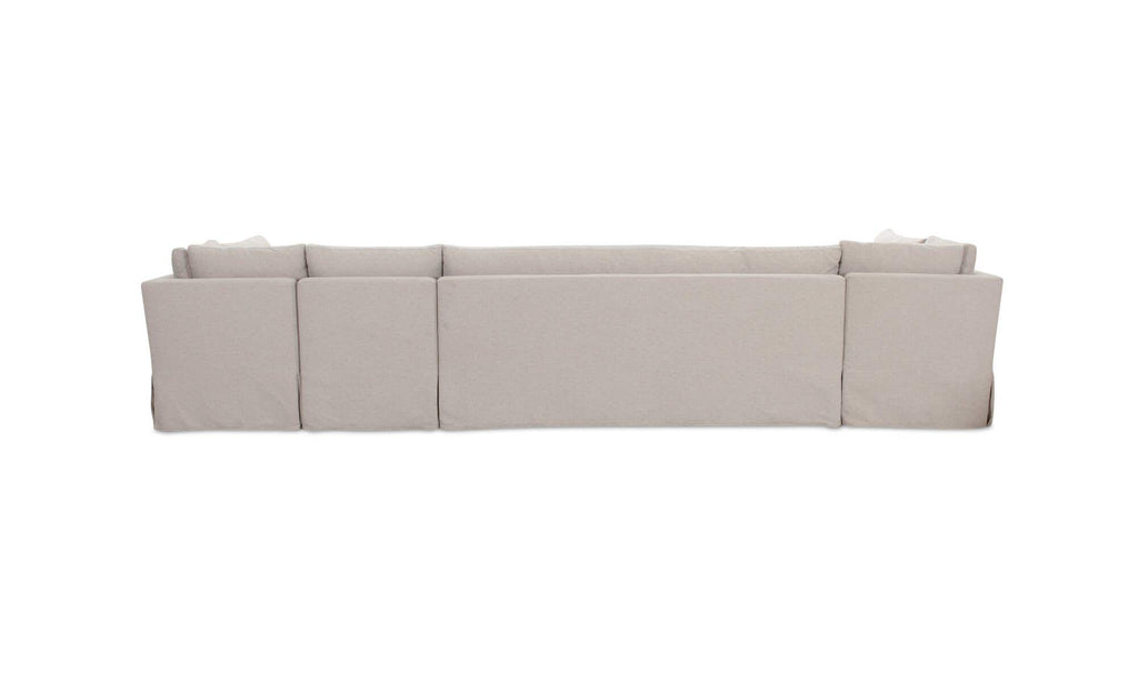 Fable Slipcover Dining Banquette U-Shape 154 in. view 64