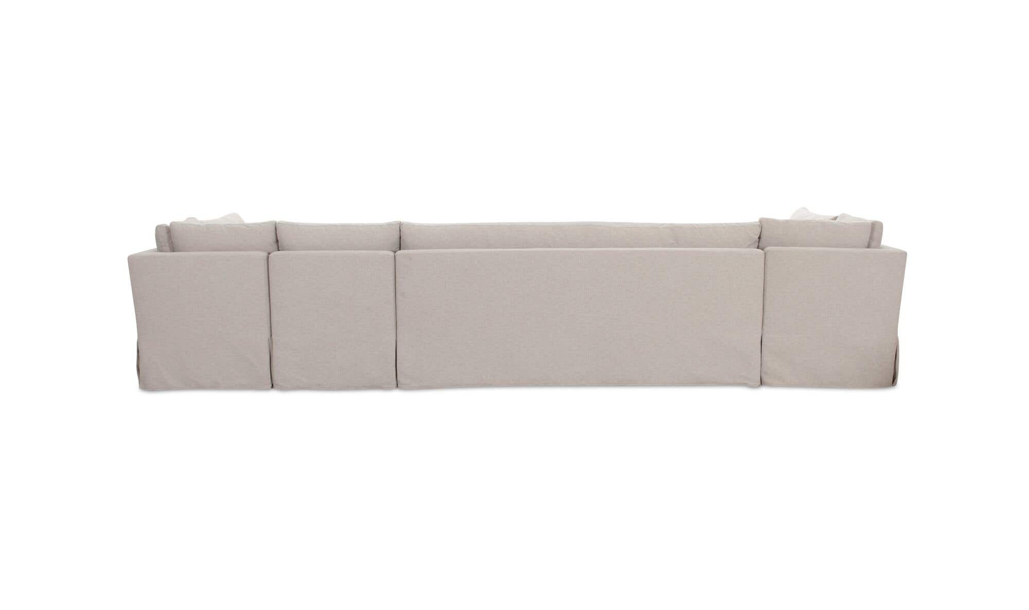 Fable Slipcover Dining Banquette U-Shape 154 in. view 64