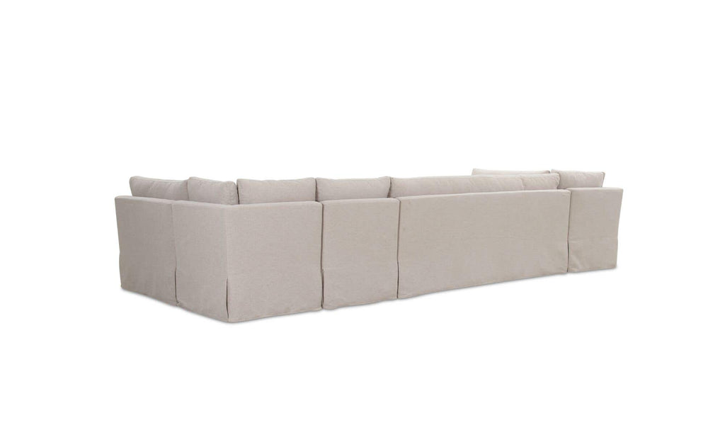 Fable Slipcover Dining Banquette U-Shape 154 in. view 62