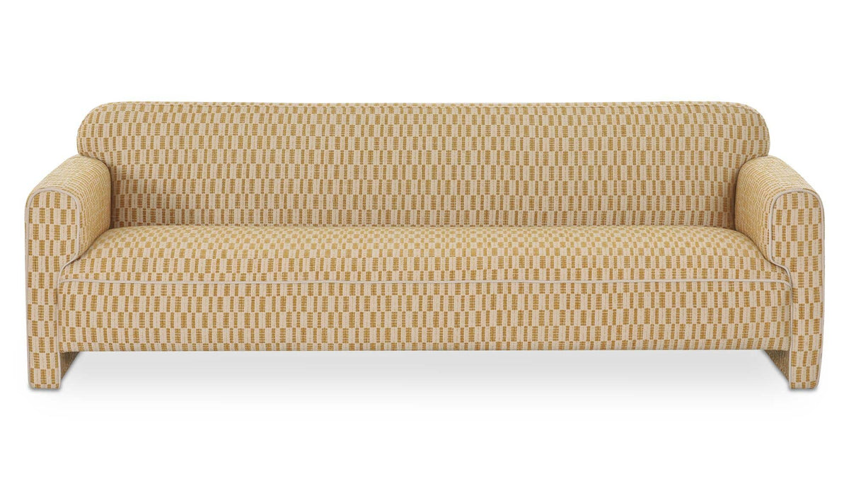 Leo Sofa Chartreuse front