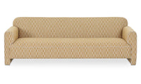 Leo Sofa Chartreuse front