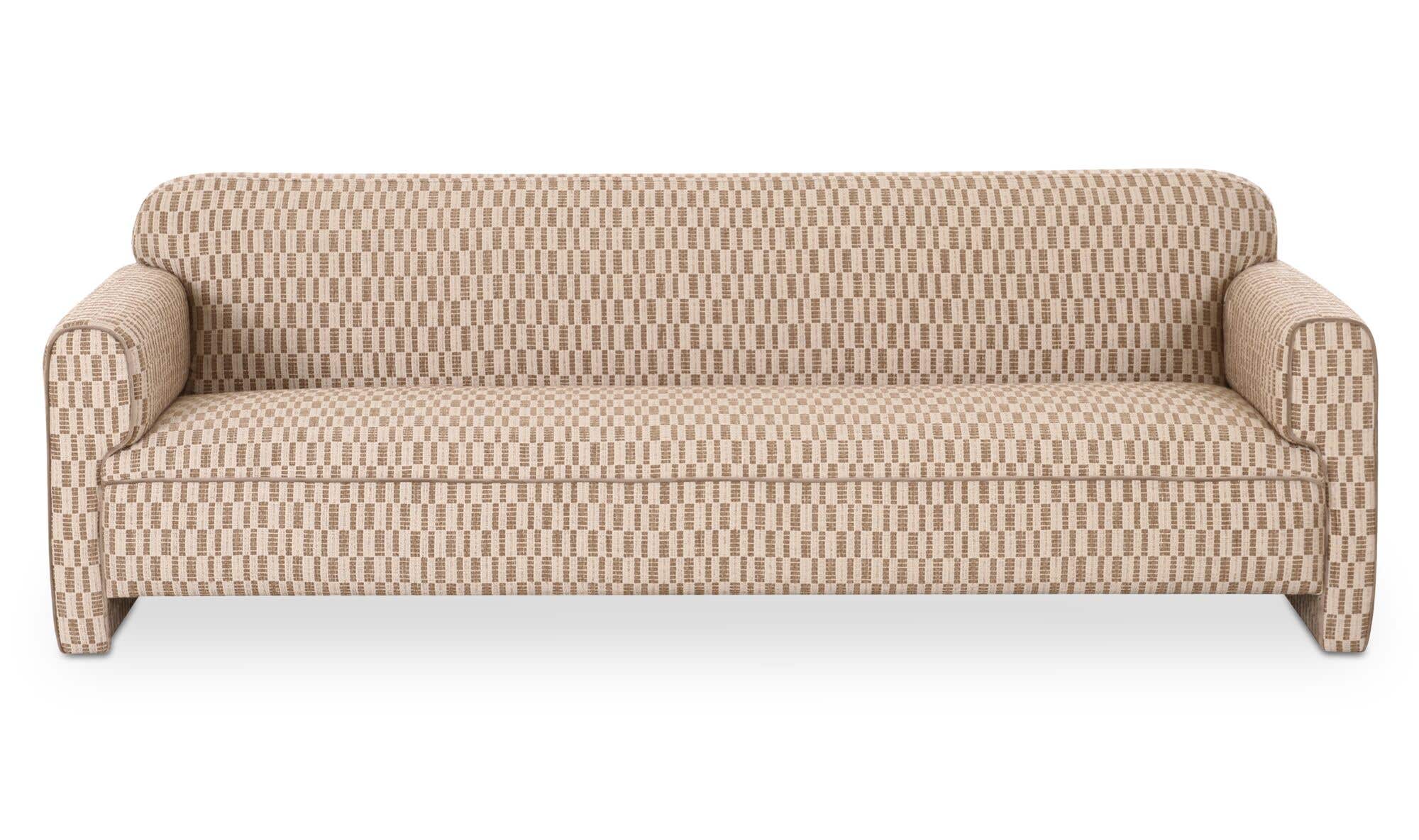 Leo Sofa Taupe front
