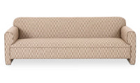 Leo Sofa Taupe front